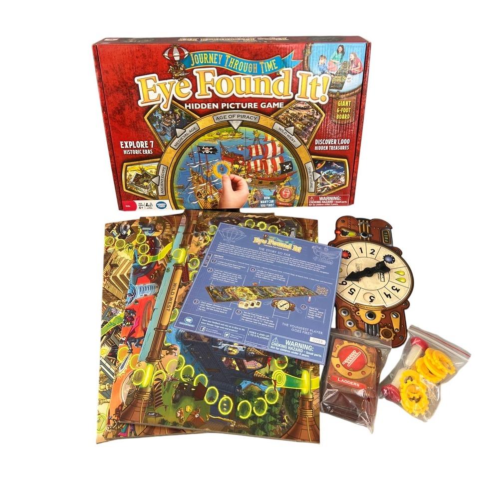 Eye Found It Journey Through Time Hidden Picture Game Wonder Forge Complete